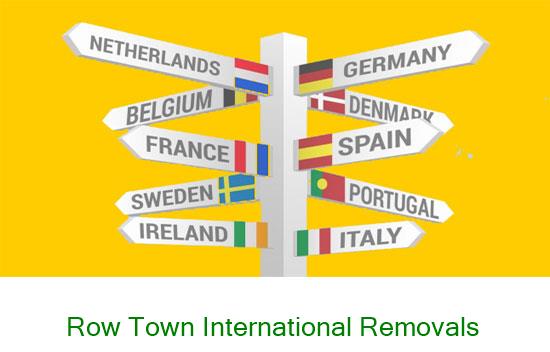 Row Town international removal company
